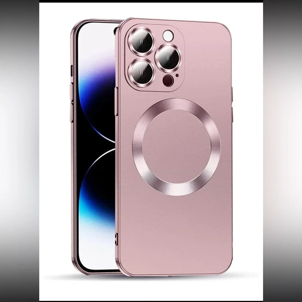 iPhone 14 Pro pink electromagnetic phone case